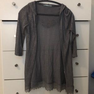 Maurices grey cardigan!